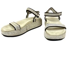 Vintage Prada Platform Velcro Sandals Size 10